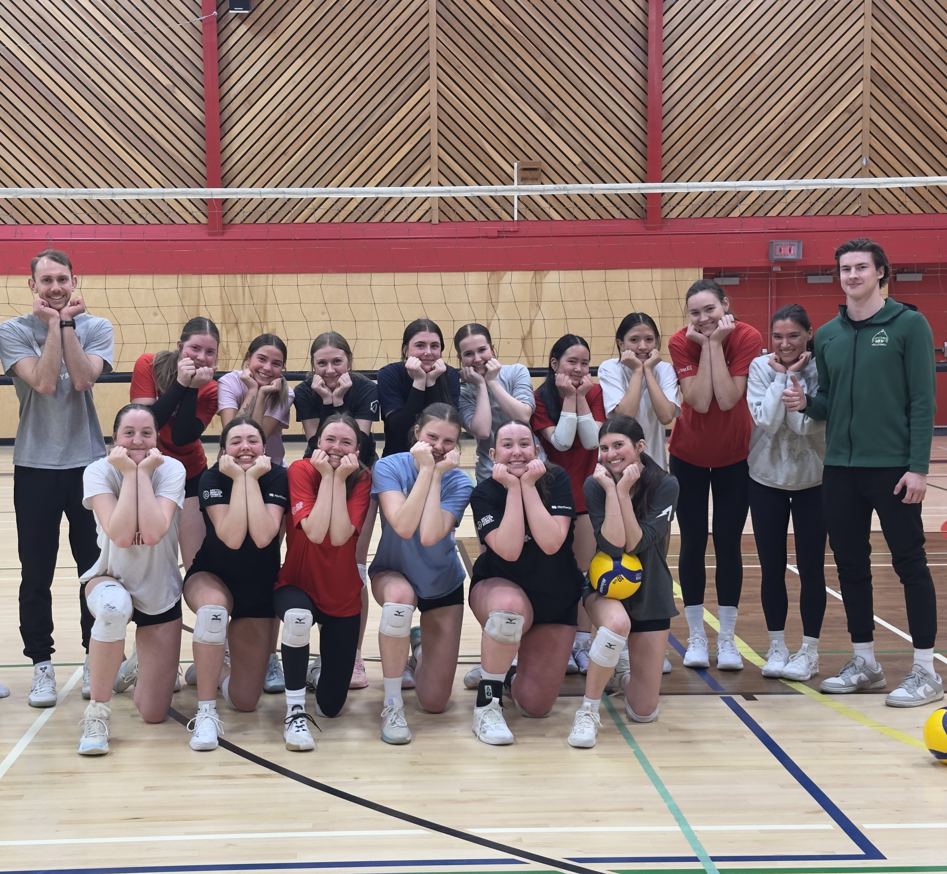 Training with Subzero Volleyball Club
